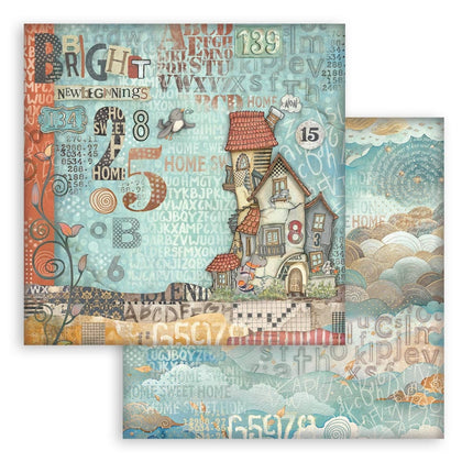 Paper Pad 20.3x20.3 cm - 10 Sheets - Furry Friends  