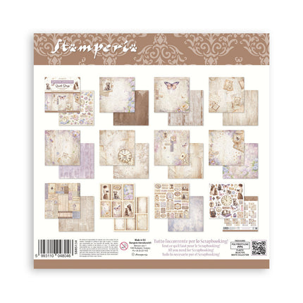 Paper pad 20.3x20.3 cm - 10 sheets - Quiet Days