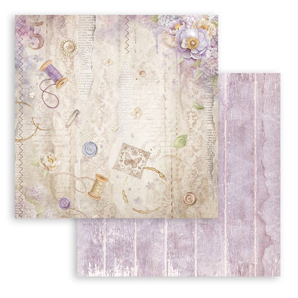 Paper pad 20.3x20.3 cm - 10 sheets - Quiet Days