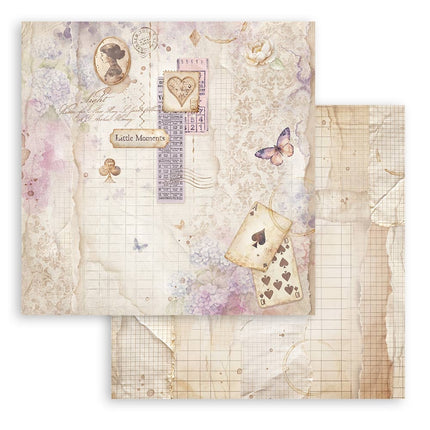 Paper pad 20.3x20.3 cm - 10 sheets - Quiet Days