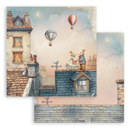 Scrapbooking Small Pad 10 sheets 20.3x20.3 cm (8"x8") - Family
