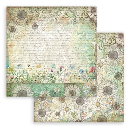 Scrapbooking Small Pad 10 sheets 20.3x20.3 cm (8"x8") - Daisy Art