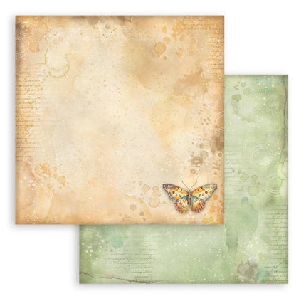 Scrapbooking Small Pad 10 sheets 20.3x20.3 cm (8"x8") Backgrounds Selection - Daisy Art