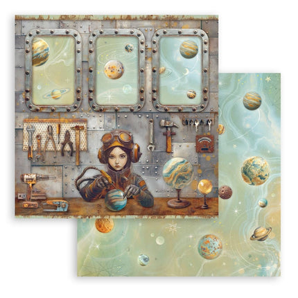 Scrapbooking Small Pad 10 sheets cm 20,3X20,3 (8"X8") - A new Beginning  
