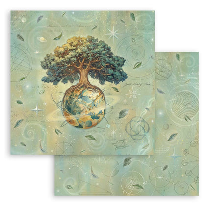 Scrapbooking Small Pad 10 sheets cm 20,3X20,3 (8"X8") - A new Beginning  