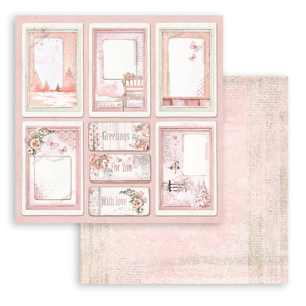 Scrapbooking Small Pad 10 sheets cm 20,3X20,3 (8"X8") - Roseland