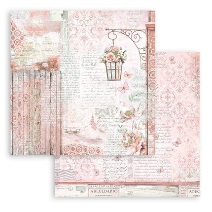 Scrapbooking Small Pad 10 sheets cm 20,3X20,3 (8"X8") - Roseland