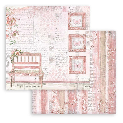 Scrapbooking Small Pad 10 sheets cm 20,3X20,3 (8"X8") - Roseland