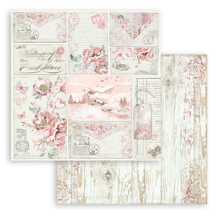 Scrapbooking Small Pad 10 sheets cm 20,3X20,3 (8"X8") - Roseland