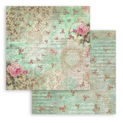 Scrapbooking Small Pad 10 sheets cm 20,3X20,3 (8"X8") - Precious