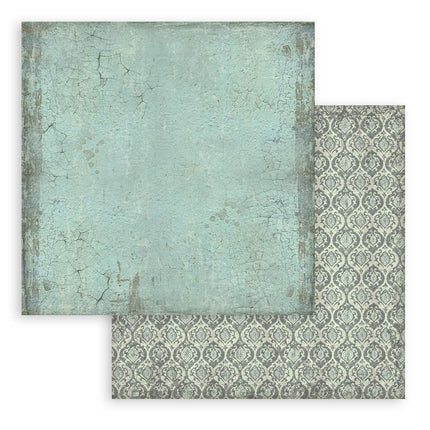 Scrapbooking Small Pad 10 sheets cm 20,3X20,3 (8"X8") Backgrounds Selection - Voyages Fantastiques
