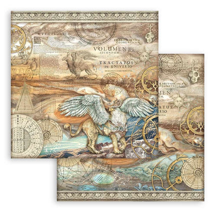 Scrapbooking Small Pad 10 sheets cm 20,3X20,3 (8"X8") - Sir Vagabond in Fantasy World