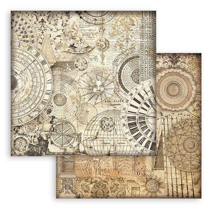 Scrapbooking Small Pad 10 sheets cm 20,3X20,3 (8"X8") Backgrounds Selection - Sir Vagabond in Fantasy World