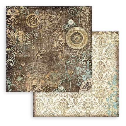 Scrapbooking Small Pad 10 sheets cm 20,3X20,3 (8"X8") Backgrounds Selection - Sir Vagabond in Fantasy World