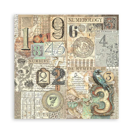 Paper pad 20.3x20.3 cm - 22 sheets - Single Face Fortune