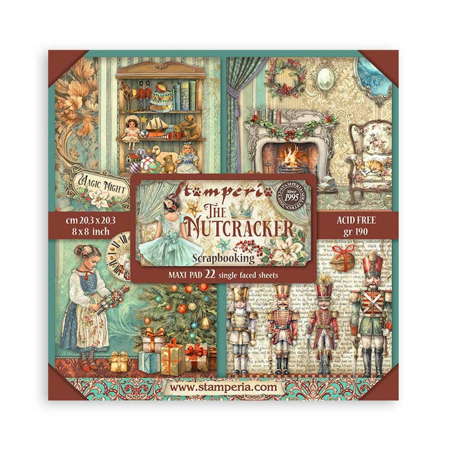 Paper Pad 20.3x20.3 cm - 22 Sheets - Single Face The Nutcracker