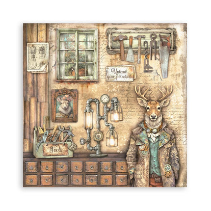 Paper Pad 20.3x20.3 cm - 22 Sheets - Single Face Alterego