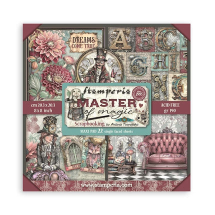 Paper Pad 20.3x20.3 cm - 22 Sheets - Single Face Master of Magic