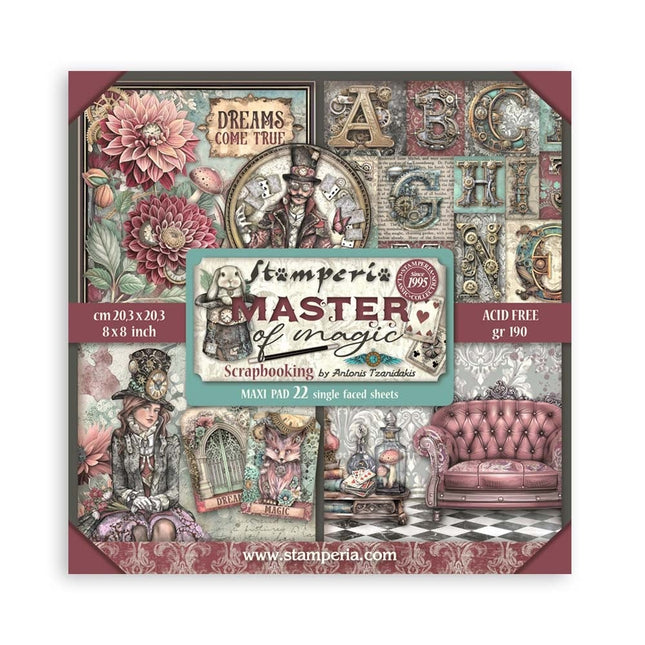 Paper Pad 20.3x20.3 cm - 22 Sheets - Single Face Master of Magic