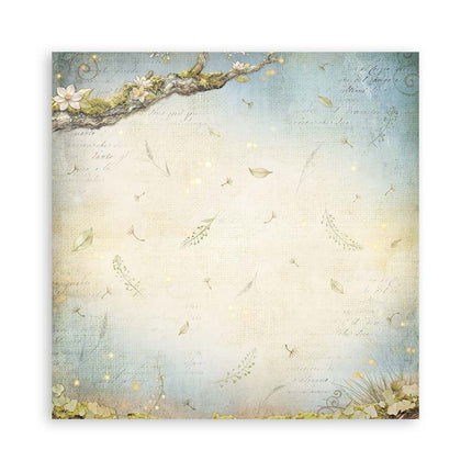 Paper pad 20.3x20.3 cm - 22 sheets - Single-sided Hidden Grove