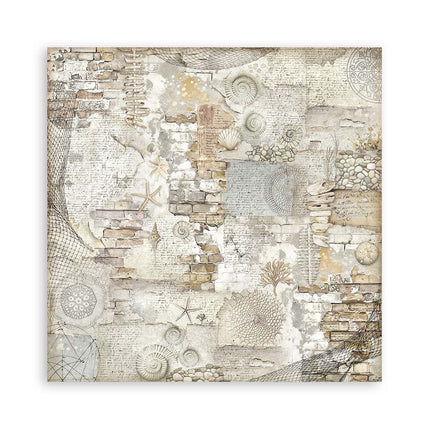 Paper Pad 20.3x20.3 cm - 22 sheets - Single Face Silent Sea