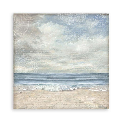 Paper Pad 20.3x20.3 cm - 22 sheets - Single Face Silent Sea