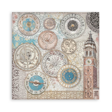 Paper pad 20.3x20.3 cm - 22 sheets - Single Face Venice City of Art
