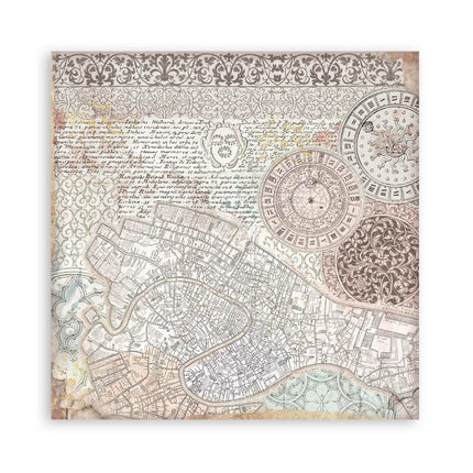Paper pad 20.3x20.3 cm - 22 sheets - Single Face Venice City of Art