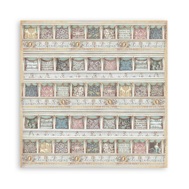 Paper pad 20.3x20.3 cm - 22 sheets - Single Face Venice City of Art