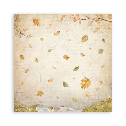 Paper pad 20.3x20.3 cm - 22 sheets - Single Face Whispering woods