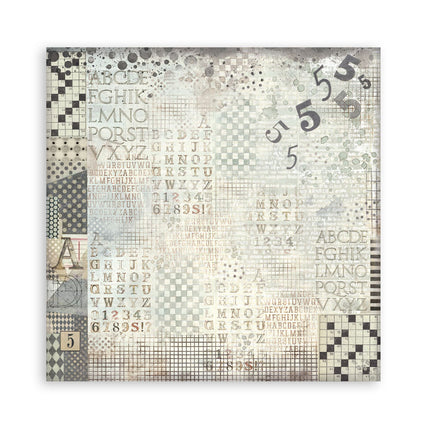 Paper Pad 20.3x20.3 cm - 22 Sheets - Single Face Furry Friends  