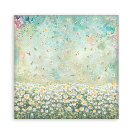 Scrapbooking Pad 22 sheets cm 20,3X20,3 (8"X8") Single Face Daisy Art
