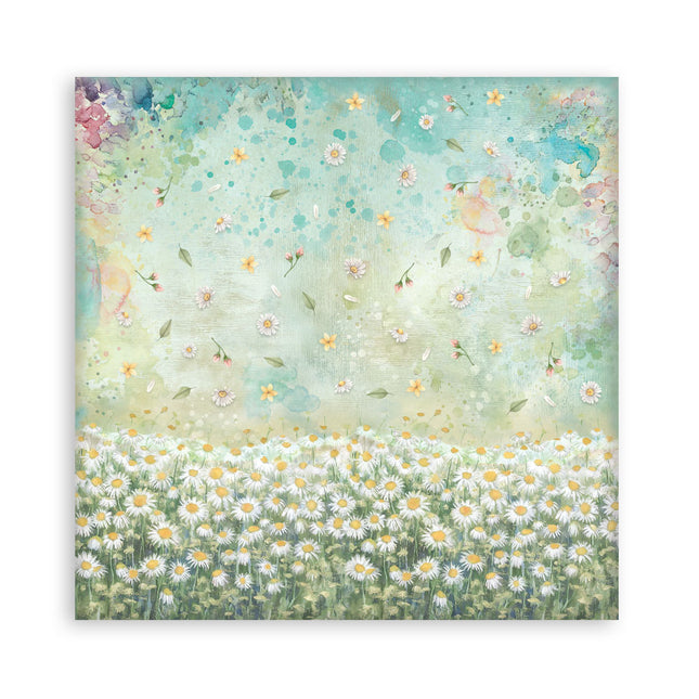 Scrapbooking Pad 22 sheets cm 20,3X20,3 (8"X8") Single Face Daisy Art