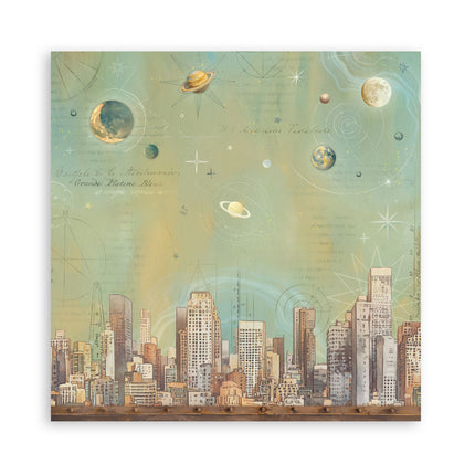 Scrapbooking Pad 22 sheets cm 20,3X20,3 (8"X8") Single Face A new Beginning   