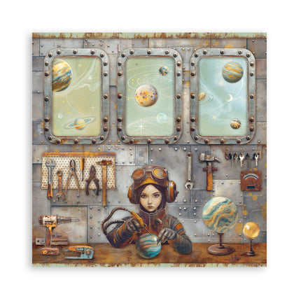Scrapbooking Pad 22 sheets cm 20,3X20,3 (8"X8") Single Face A new Beginning   
