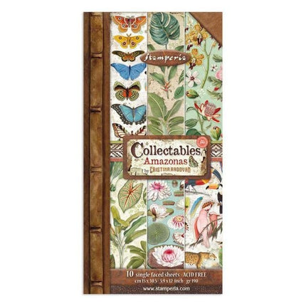 Collectables 10 sheets cm 15x30,5 (6”x12”) Amazonia