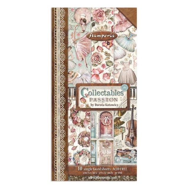Collectables 10 sheets cm 15x30,5 (6”x12”) Passion