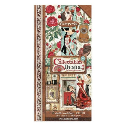 Collectables 10 sheets cm 15x30,5 (6”x12”) - Desire
