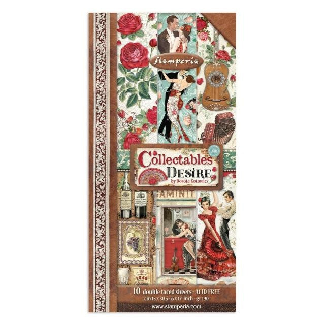Collectables 10 sheets cm 15x30,5 (6”x12”) - Desire