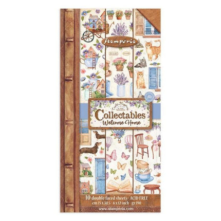 Collectables 10 sheets 15x30,5 (6”x12”) - Create Happiness Welcome Home