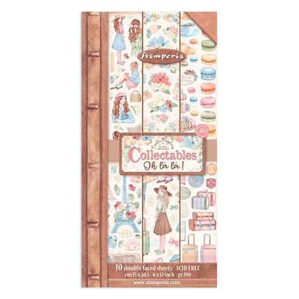 Collectables 10 sheets 15x30,5 (6”x12”) - Create Happiness Oh lá lá