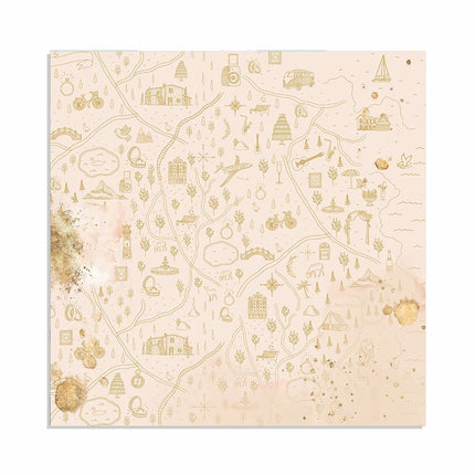 Block 22 sheets 30.5x30.5 (12"x12") Single Face Love Story