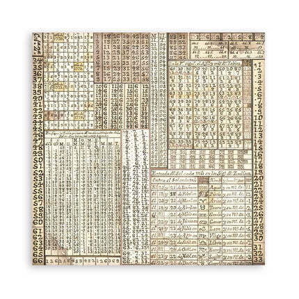 Paper pad 30.5x30.5 cm - 22 sheets - Single-sided - Fortune