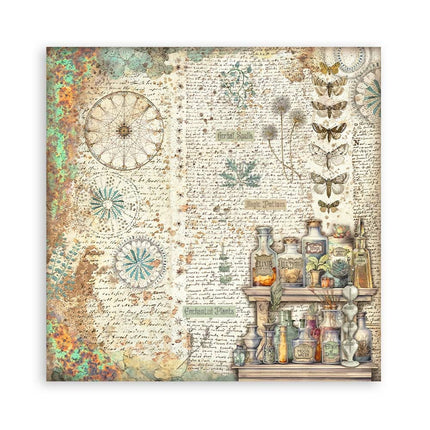 Paper pad 30.5x30.5 cm - 22 sheets - Single-sided - Fortune