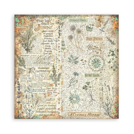 Paper pad 30.5x30.5 cm - 22 sheets - Single-sided - Fortune