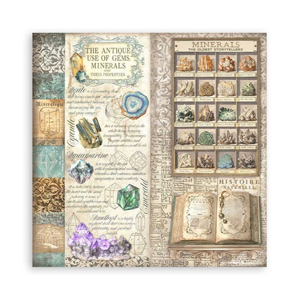 Paper pad 30.5x30.5 cm - 22 sheets - Single-sided - Fortune