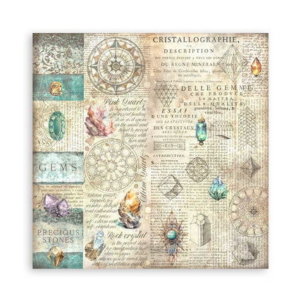 Paper pad 30.5x30.5 cm - 22 sheets - Single-sided - Fortune