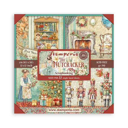 Paper pad 30.5x30.5 cm - 22 sheets - Single-sided - The Nutcracker