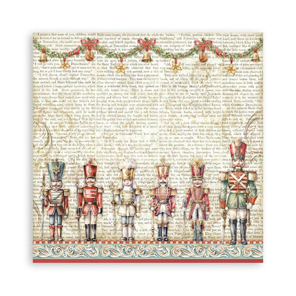 Paper pad 30.5x30.5 cm - 22 sheets - Single-sided - The Nutcracker