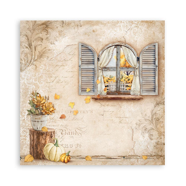 Paper pad 30.5x30.5 cm - 22 sheets - Single-sided - Golden Harmony